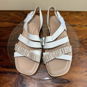 Dr. Scholl's Buckle Slingbacks - Magnolia - White Cap